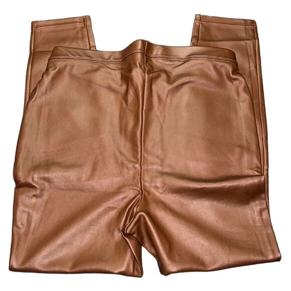 FTF Coated Ponte High Rise Knit Leggings - Picture 6 of 10